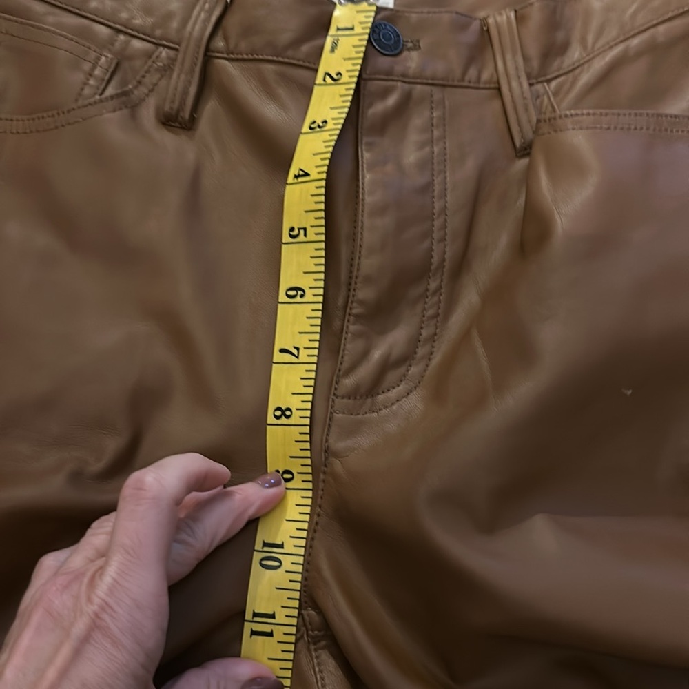 - Madewell Faux Leather Vintage wide Leg - Picture 8 of 10